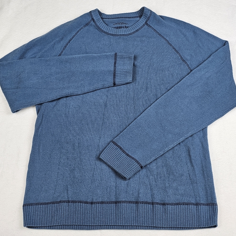 Aeropostale‎ Men’s Pullover Sweater Crew Neck 100% Acrylic Ribbed Cuffs Large